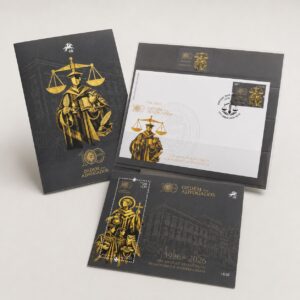 Conjunto Filatélico 100 Anos da Ordem dos Advogados